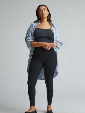 Everlane Perform Black High-Rise Leggings — Sleek Fit